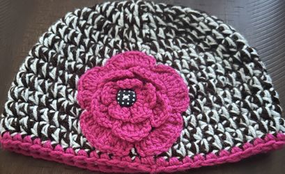 Adult Hat Crocheted Handmade