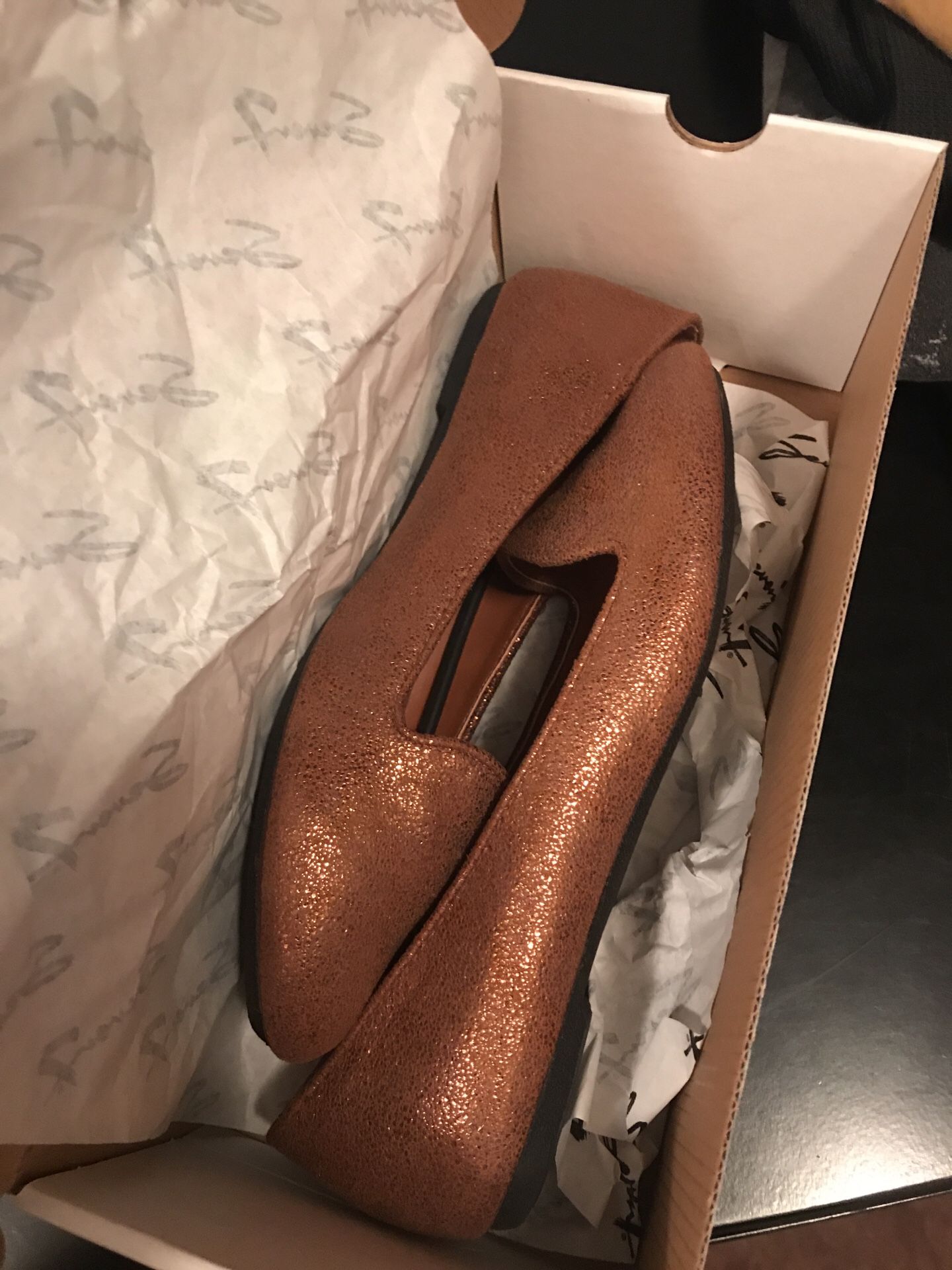 Bronze flats size 7