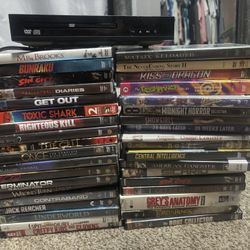 DVD Player & 40 Movies