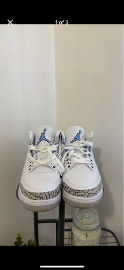 Jordan 3 UNC USED Size 10 Men 