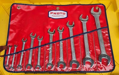 Proto Professional USA 10 PC Open End Wrench Set