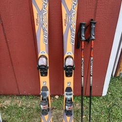 Blizzard RXK Cross Kids Skis & Scott Poles