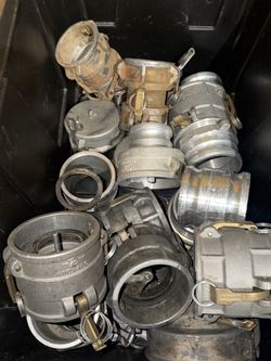 Assorted Aluminum Camlock Hose Fittings