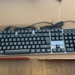 Led Keyboard Mouse 