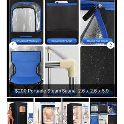 Portable Steam Sauna – Complete Home Spa Setup