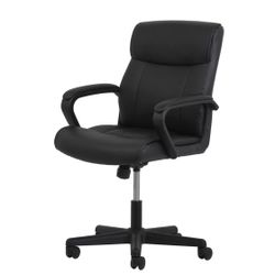 New OFM Essentials Collection Executive Office Chair, Bonded Leather, in Black