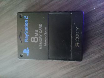 Playstation 2 memory cards