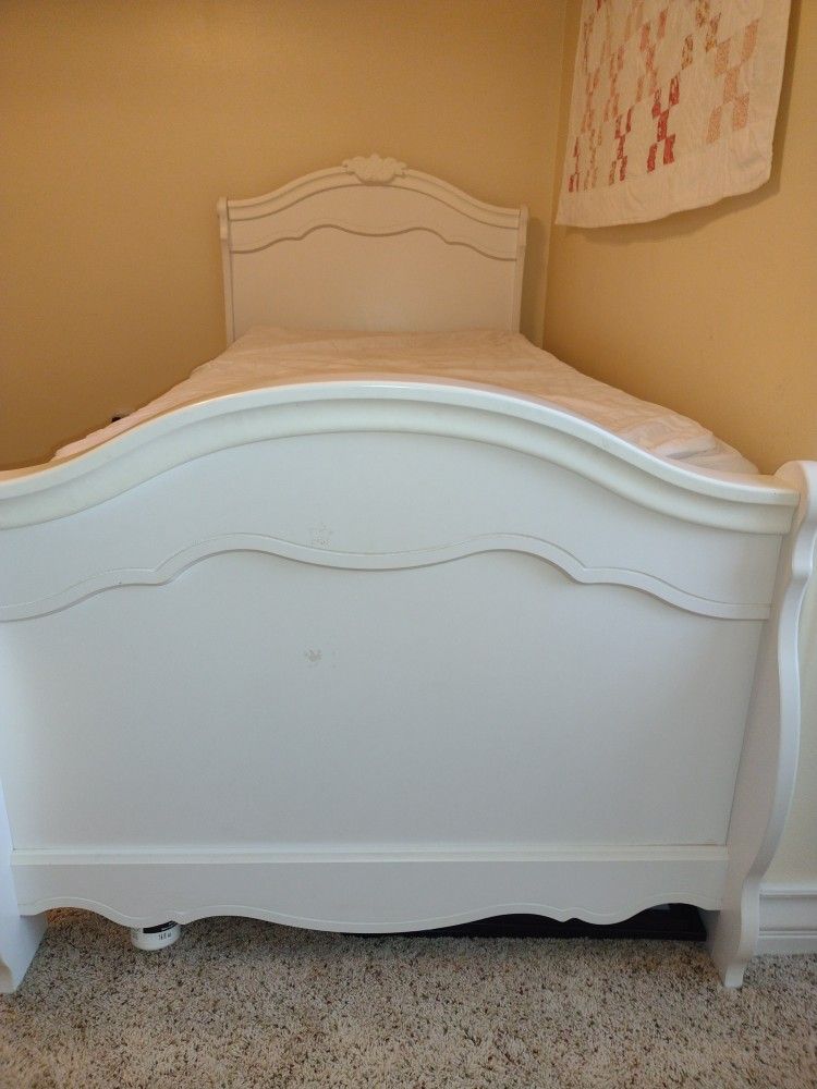 Twin Bed Including Mattress with  Dresser