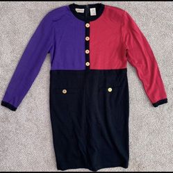 Vintage Liz Claiborne Sweater Dress