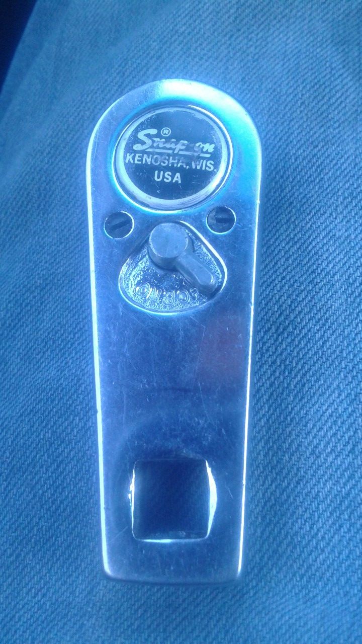 Snap on ratchet