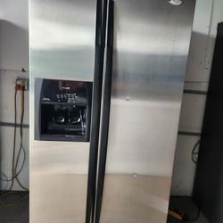 Whirlpool Stainless Steel Side By Side Refrigerator 