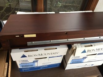 Pottery barn shelves 36 x 11 1/2 brown