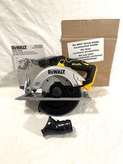 Brand new DeWalt 20 V brushless sidewinder style 6-1/2” circular saw. Retails $199.