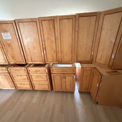 Real Wood  Kitchen Cabinets