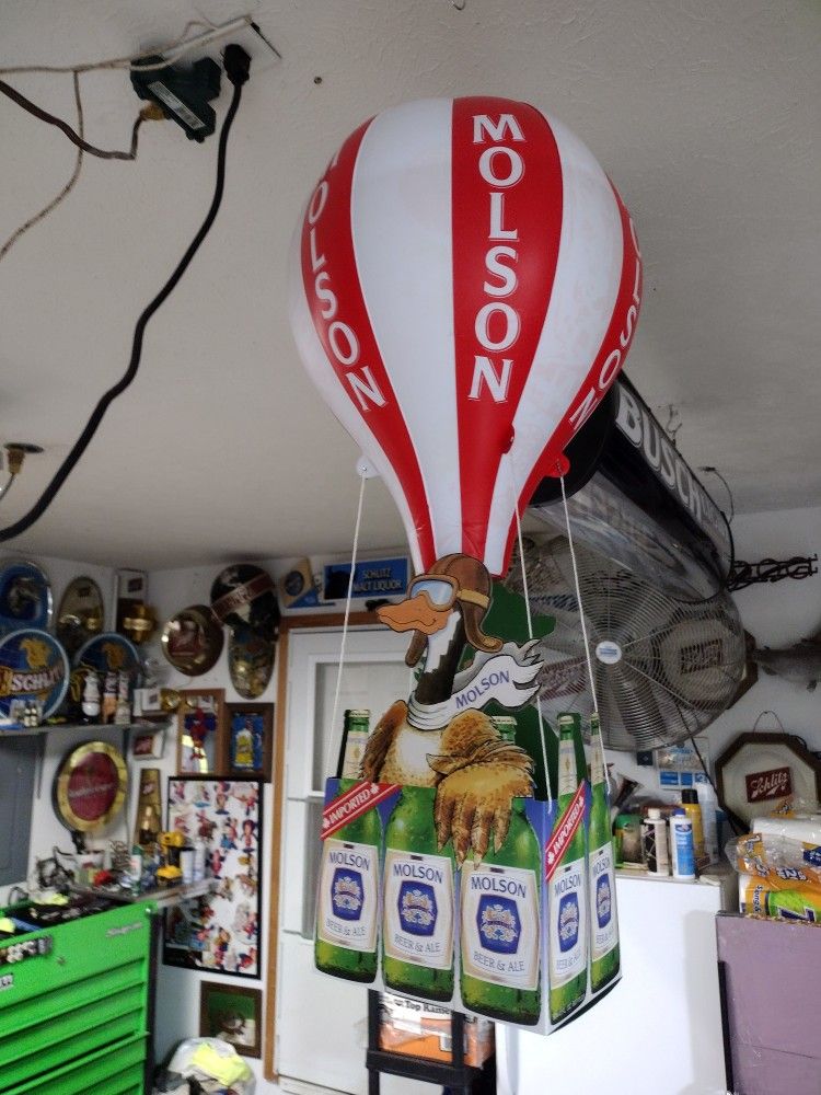 Molson Beer Hanging Balloon Sign