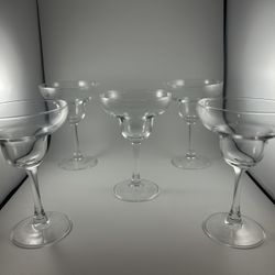 Qing Ping Guo 5pc. Margarita Glasses 240mL/ 8oz