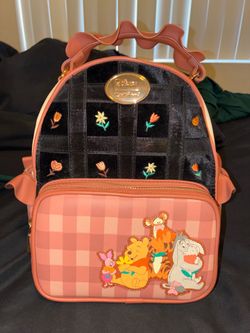 Disney x Loungefly Winnie the Pooh floral/gingham  backpack