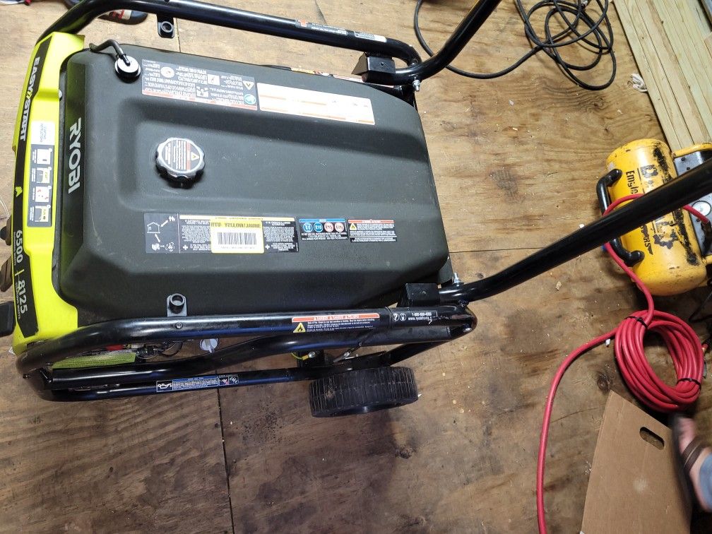 Ryobi 6500 Watt Generator Used Like New Working Well