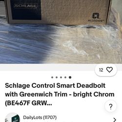 Schlage smart Deadbolt with Greenwich trim