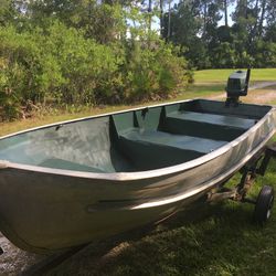 Meyers Boat W/ Motor And Title In Hand