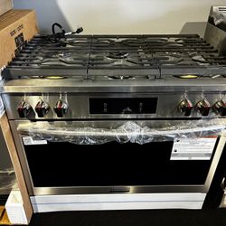 Brand New Frigidaire Gallery 36 Inch Duel Fuel Range 