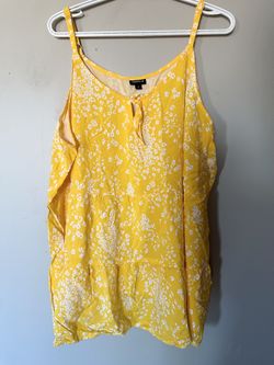 Torrid Yellow Leopard Tank/cami