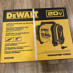 DEWALT 20V MAX Tire Inflator, Compact and Portable, Automatic