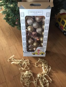 Ornaments For Your Christmas Tree 🎄 4 Styles 3 Inches Each Super Cute  $25 Obo Ready To Go By Homedepot Slauson Ave /weatrn 