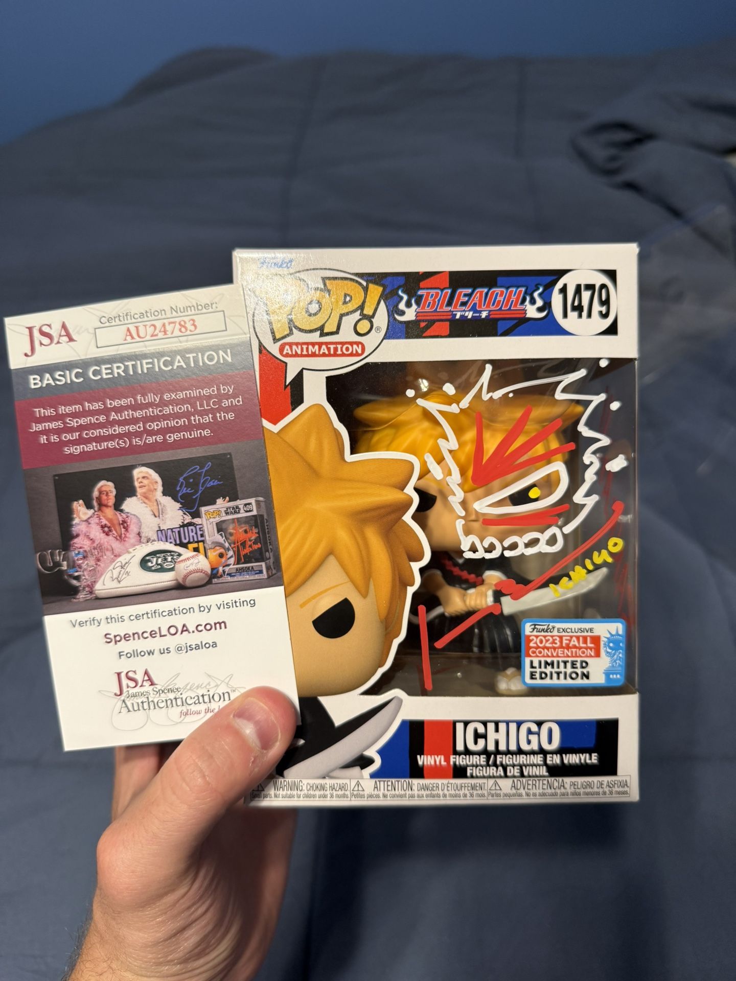 Funko Pop! Ichigo Signed 1479 NYCC Exclusive