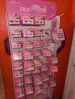 Mink eyelashes +Stand