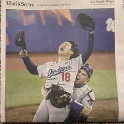 🎄Dodgers World Series Los Angeles Times Commemorative Edition 