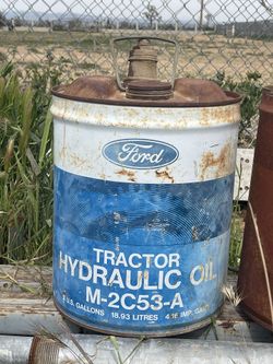 Vintage Empty Ford Hydraulic Oil Can