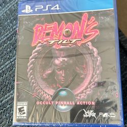Deomn's Tilt - PS4 Playstation 4 Limited Run Games ESRB Version, New, Sealed