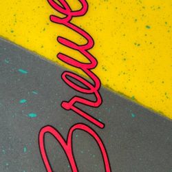 Vintage 1980s Brewer Surfboard 7ft 6in