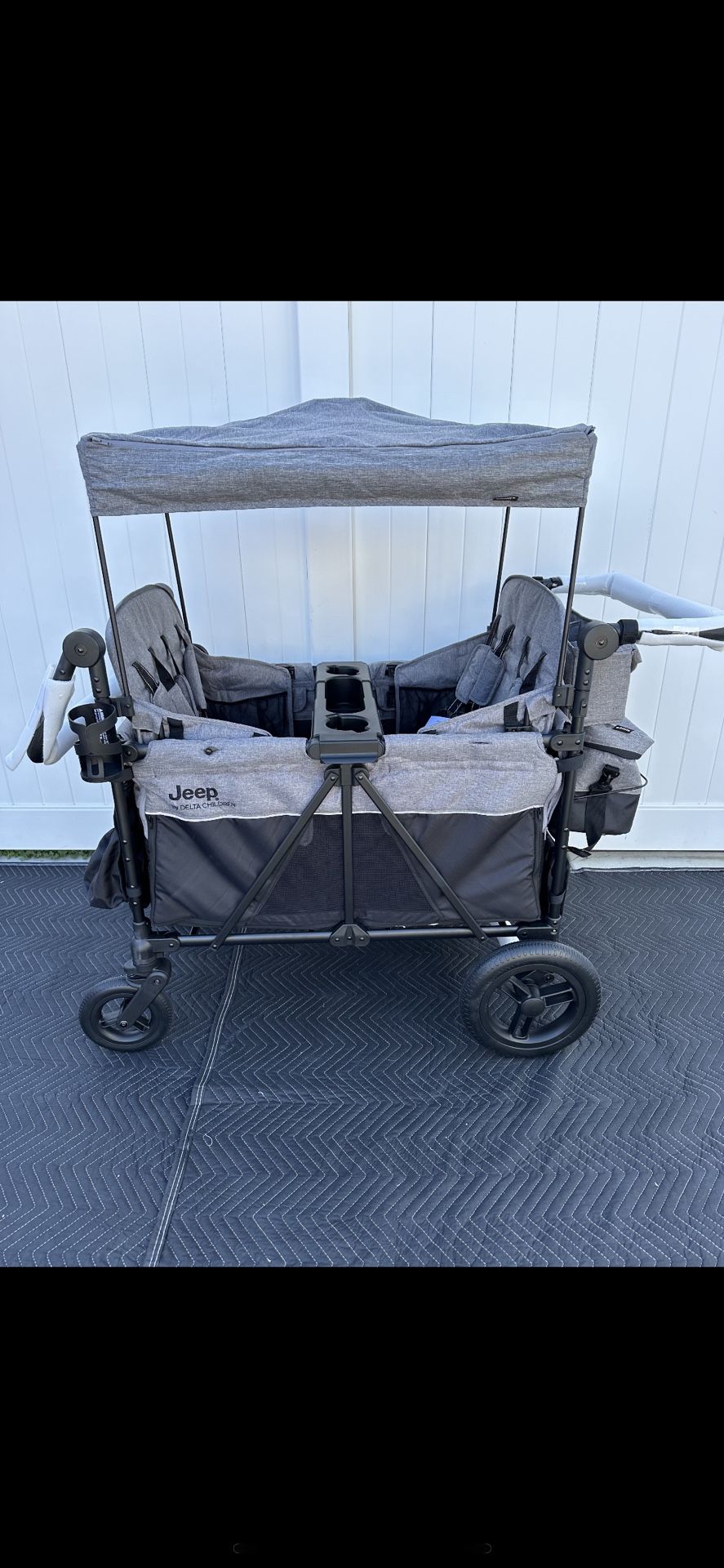 Jeep Wrangler Deluxe 4 Seater Stroller Wagon/ Jeep/ Wagon/ Stroller/ Baby/ Kids