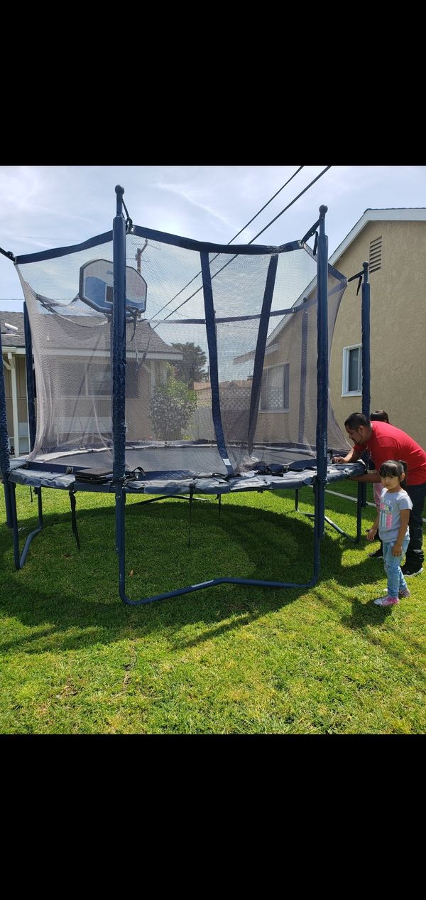 Trampoline with basketball court for Sale in Los Angeles, CA - OfferUp