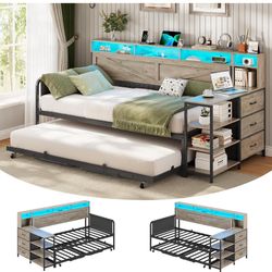 Twin Bed with Trundle
