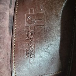 JACK GEORGES LEATHER BAG