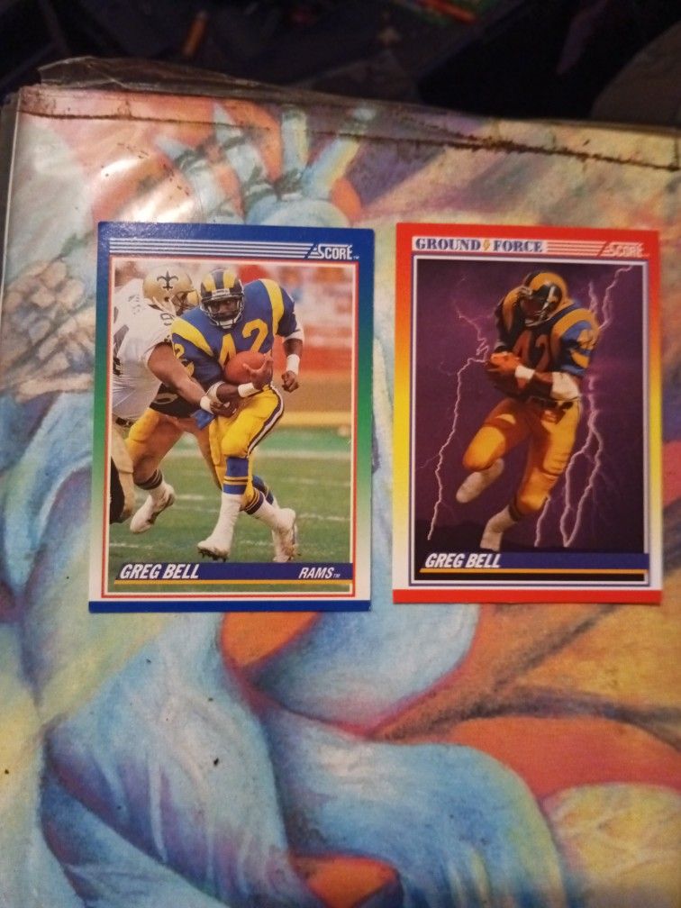 1990 Greg Bell cards 89, 328
