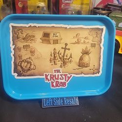 2003 SpongeBob SquarePants Krusty Krab Official Tray Food/manu Taped To Back