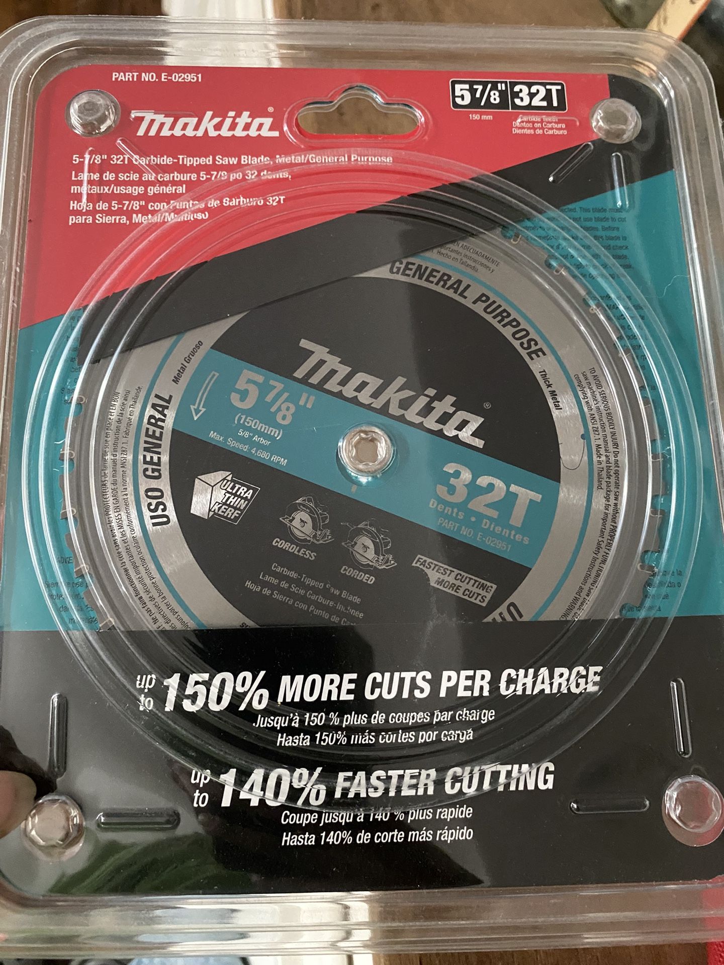 Makita Blade To Cut Metal