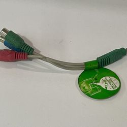 New 3.5mm AUX To RCA Component Cable
