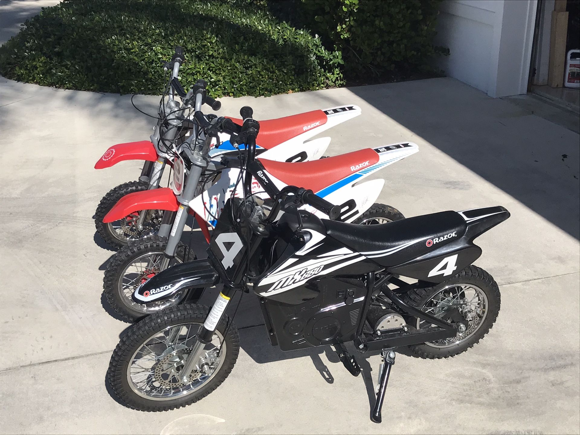 Razor Electric Dirt Bikes MX650 & MX500