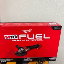 Milwaukee M18 FUEL 18-Volt Lithium-Ion Brushless Cordless 4-1/2 in./6 in. Braking Grinder with Paddle Switch (Tool-Only)
