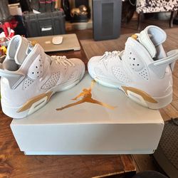 ♥️♥️ Brand New AIR JORDAN 6 RETRO PEARL Tennis Shoes Size 6 1/2 Women’s ♥️♥️
