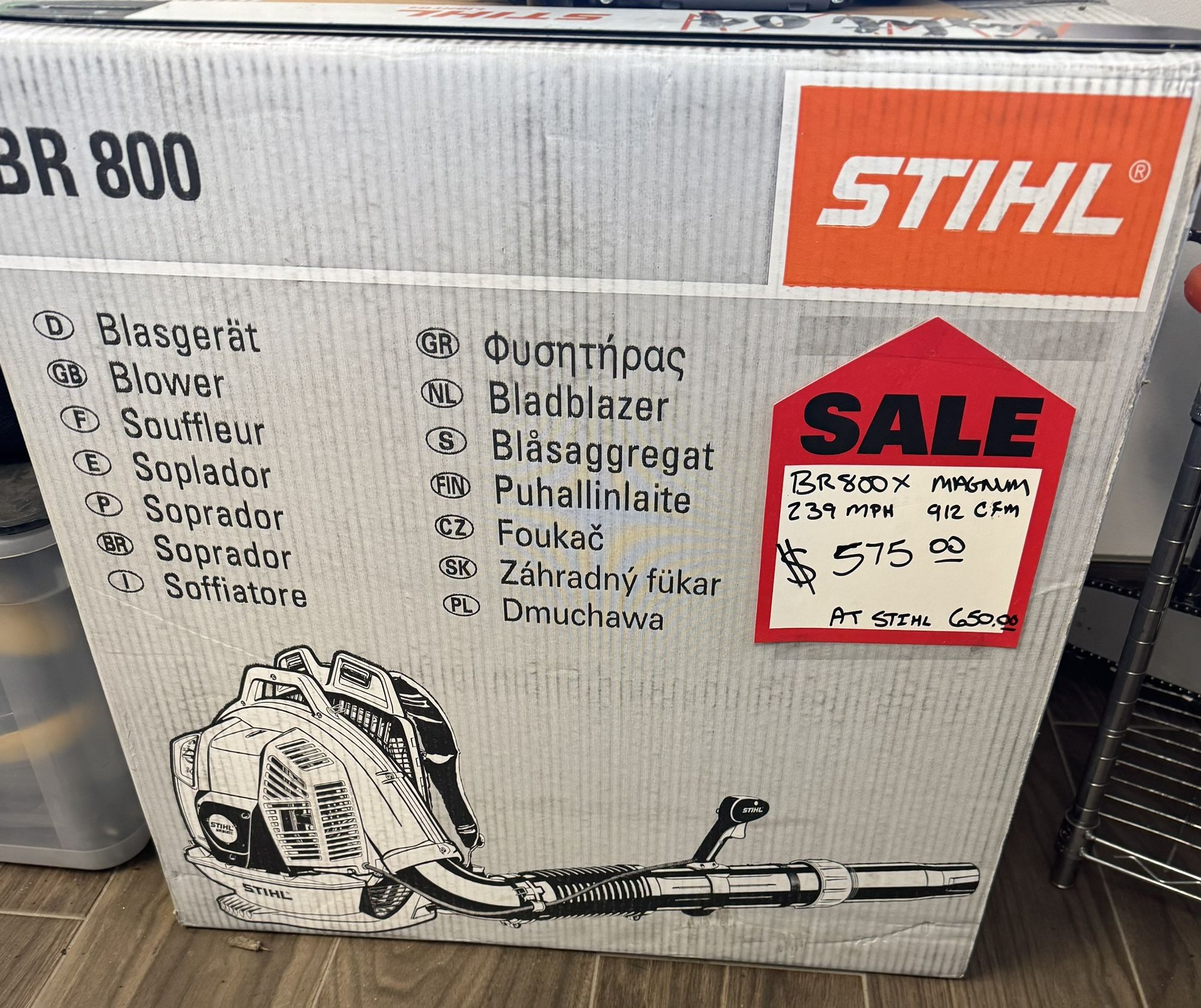 BR800X Magnum Stihl Backpack Blower
