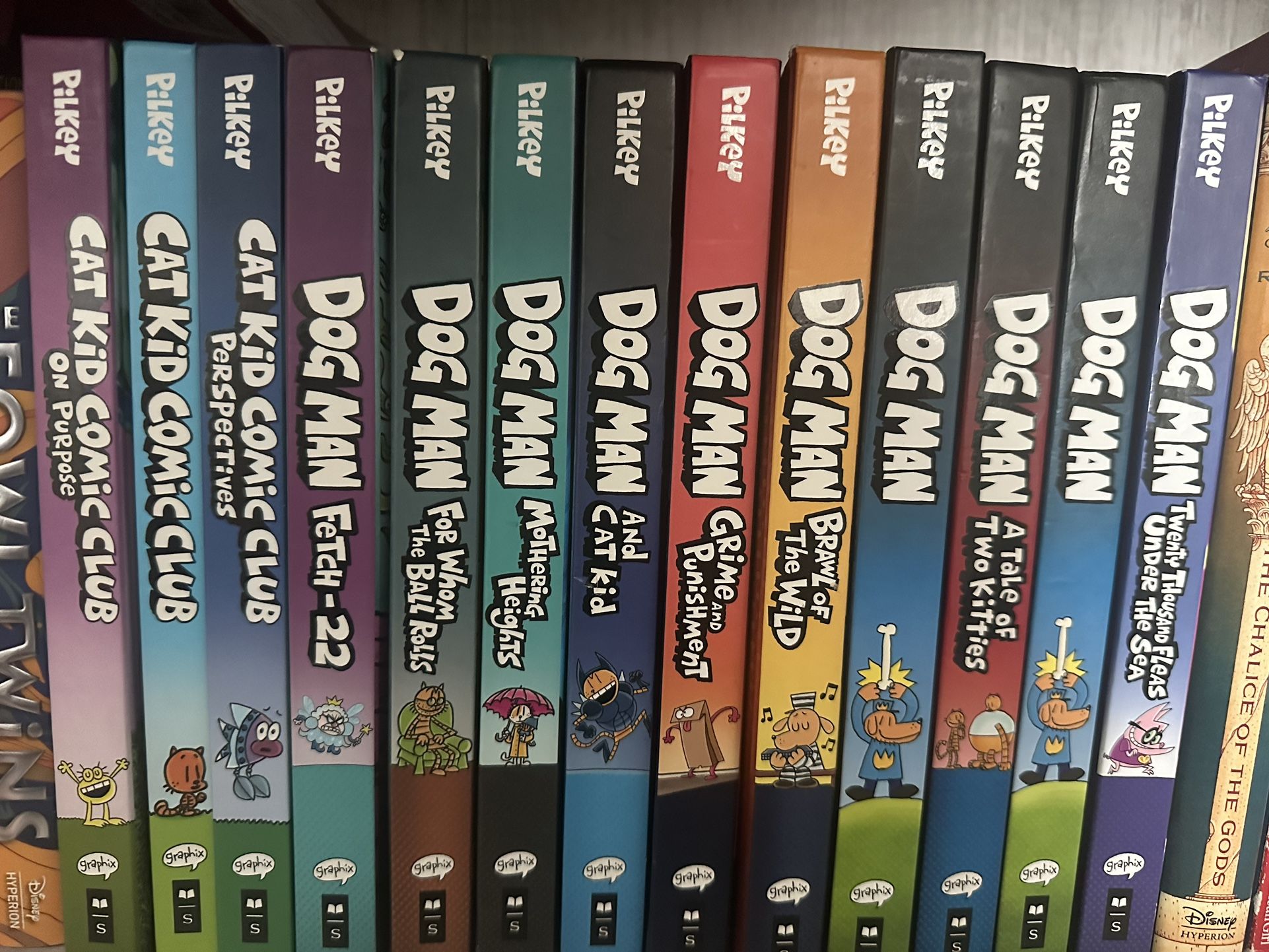 Dogman Books 1-10, Cat Kid 1-3