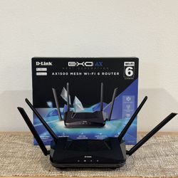 D-Link AX1500 MESH WI-FI 6 ROUTER