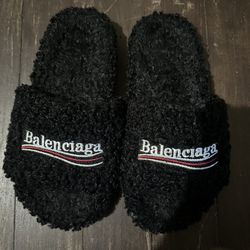 Balenciaga Furry Slides