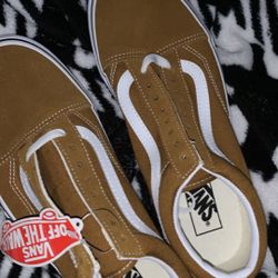 Vans off the wall brown shoe (never worn)